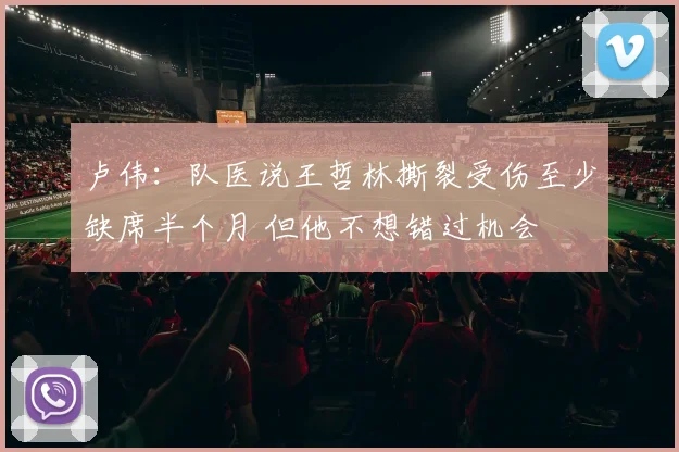 卢伟:队医说王哲林撕裂受伤至少缺席半个月 但他不想错过机会